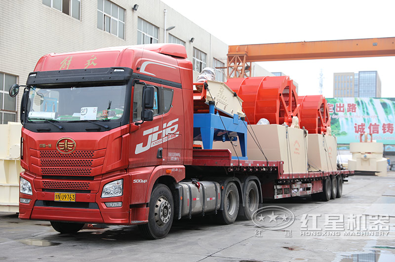 輪式洗沙機(jī)發(fā)貨