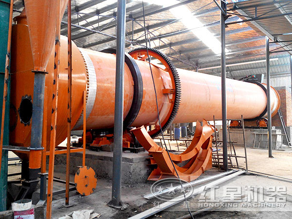 烘干機安裝、調(diào)試現(xiàn)場