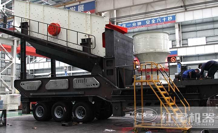 輪胎式圓錐移動(dòng)破碎站