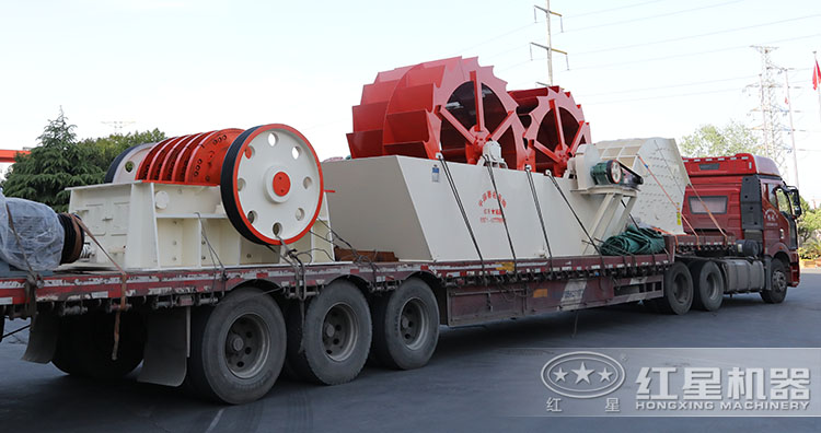 礦石錘式破碎機整條生產線發(fā)往河北！