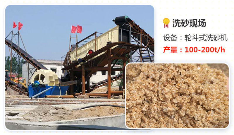 輪式洗砂機(jī)產(chǎn)量高、效果好