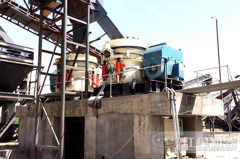 圓錐破產(chǎn)量大，自動(dòng)化程度高，適合中大型砂石廠